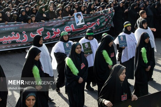 دسته عزاداری «یوم الزینب» در زنجان
