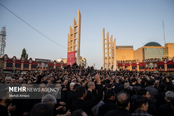 دسته عزاداری «یوم الزینب» در زنجان