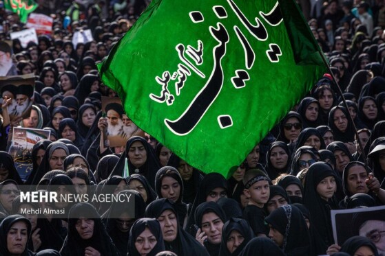 دسته عزاداری «یوم الزینب» در زنجان