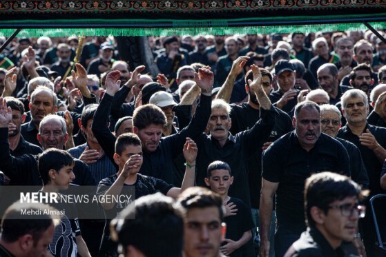 دسته عزاداری «یوم الزینب» در زنجان