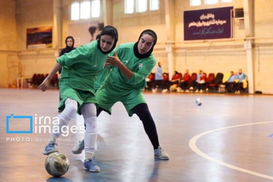 تمرین تیم ملی فوتسال زنان