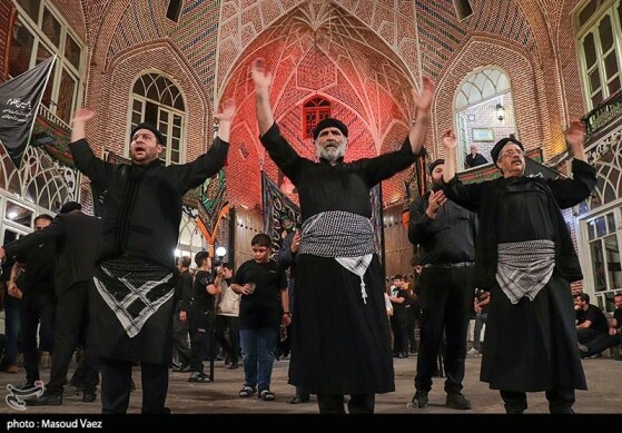 عزاداری سومین روز شهادت امام حسین(ع)در بازار تبریز