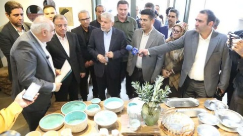بازدیدصالحی امیری از خانه صنایع‌دستی رزاس گرگان و نشست با اتحادیه صنایع‌دستی استان