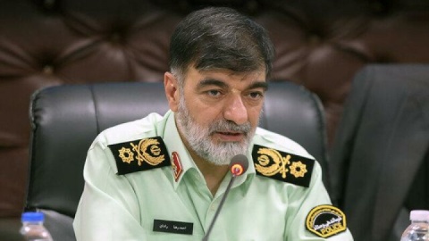 دیدار سردار رادان با خانواده شهیدان باقری، سلامی و رشید