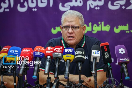 نشست خبری سرمربی تیم ملی بسکتبال