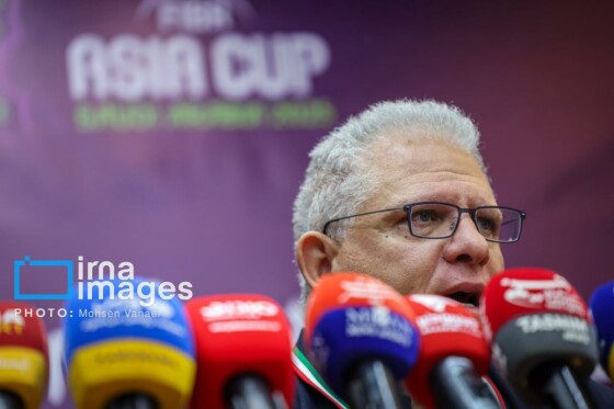 نشست خبری سرمربی تیم ملی بسکتبال