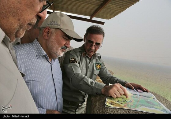 بازدید استاندار خوزستان از تالاب هورالعظیم و نقطه صفر مرزی