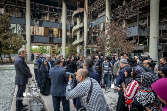 بازدید سفرای کشورهای خارجی از ساختمان شیشه ای صدا و سیما