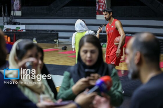 نشست خبری سرمربی تیم ملی بسکتبال