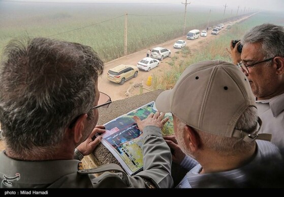 بازدید استاندار خوزستان از تالاب هورالعظیم و نقطه صفر مرزی