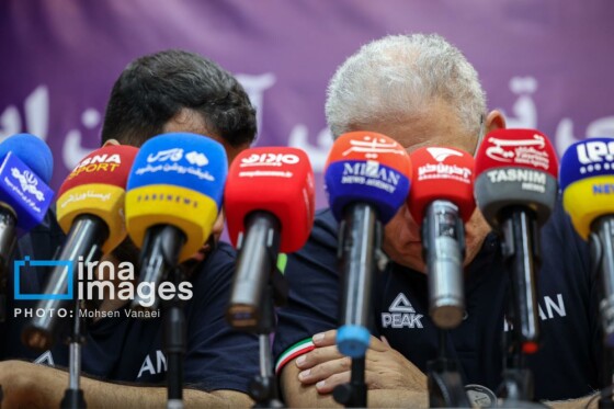 نشست خبری سرمربی تیم ملی بسکتبال