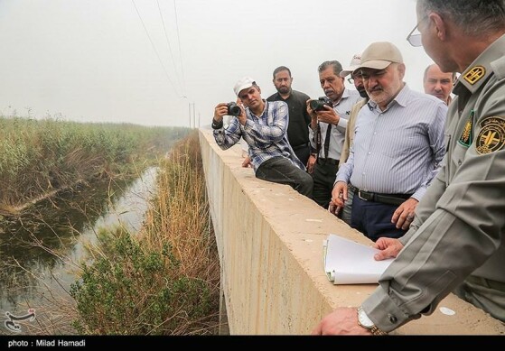 بازدید استاندار خوزستان از تالاب هورالعظیم و نقطه صفر مرزی