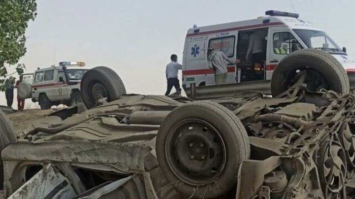 تصادف در محور سنندج - همدان پنج مصدوم و یک فوتی برجای گذاشت