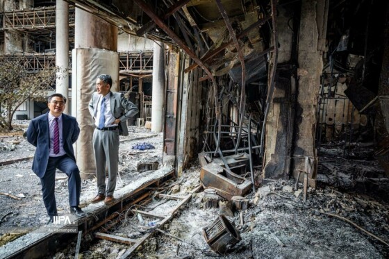 بازدید سفرای کشورهای خارجی از ساختمان شیشه ای صدا و سیما