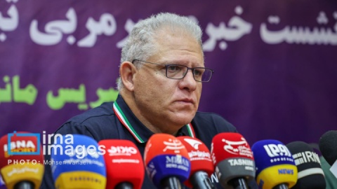 گزارش تصویری/ نشست خبری سرمربی تیم ملی بسکتبال