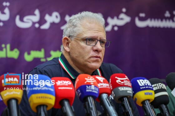 نشست خبری سرمربی تیم ملی بسکتبال