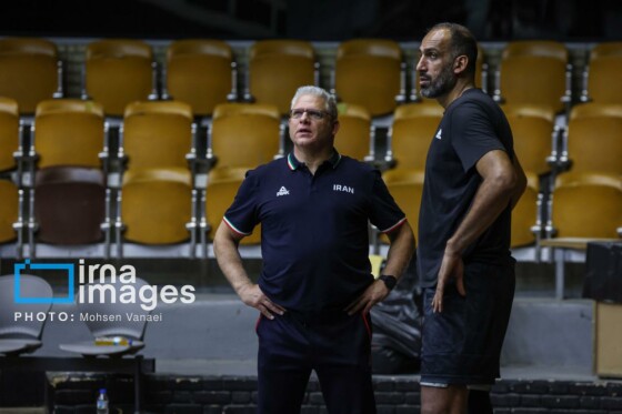 نشست خبری سرمربی تیم ملی بسکتبال