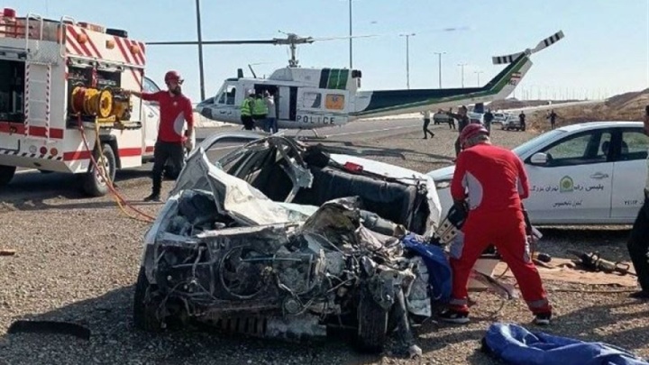 ۴ فوتی و ۲ مصدوم در تصادف پژو پارس با کامیونت در محور تهران - حسن‌آباد