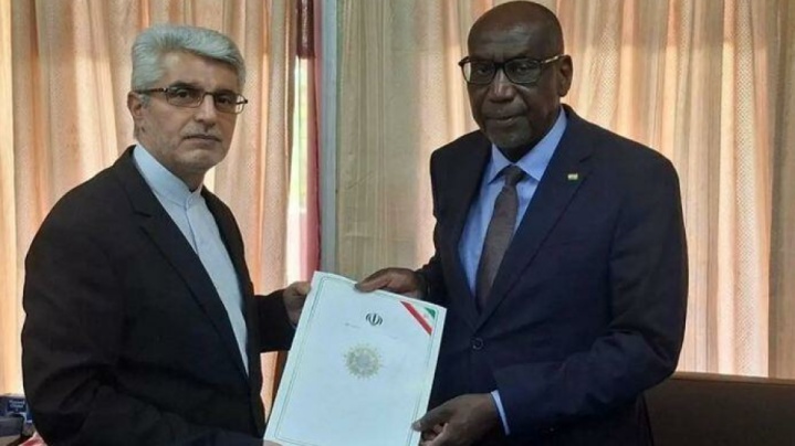 ابلاغ نامه وزیر امور خارجه به قائم مقام وزارت خارجه نیجر