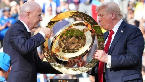کاپ اصلی قهرمانی جام جهانی باشگاه در کاخ سفید