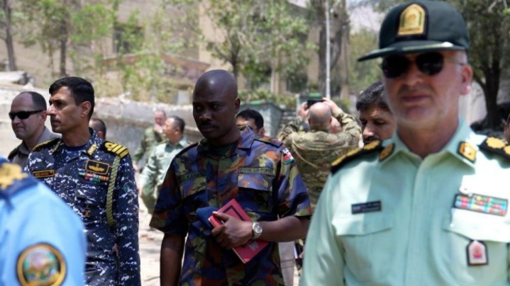 بازدید وابستگان نظامی ۲۰ کشور از جنایات رژیم صهیونیستی در زندان اوین