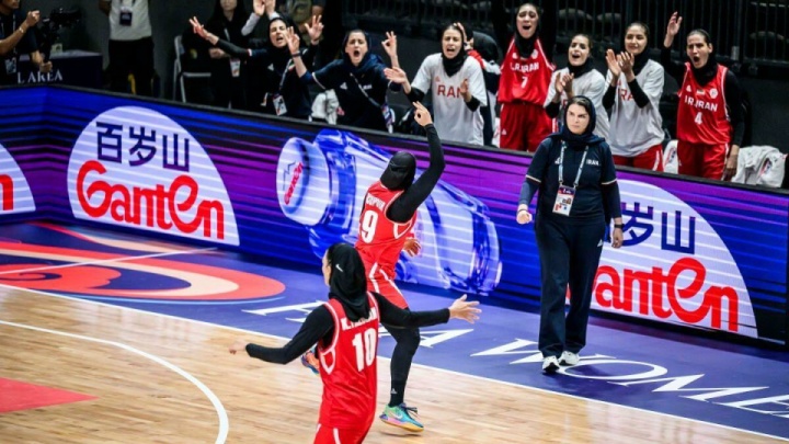 دومین پیروزی دختران بسکتبال ایران در کاپ آسیا