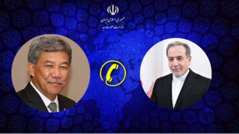 گفتگوی تلفنی وزرای امور خارجه جمهوری اسلامی ایران و مالزی