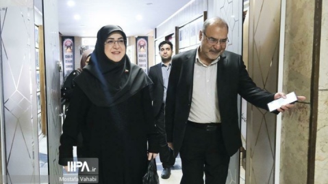 گزارش تصویری/سخنگوی دولت در تحریریه روزنامه ایران