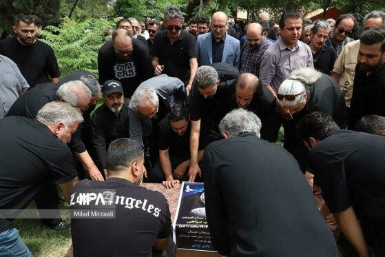 مراسم تشییع زندهیاد یعقوب صباحی