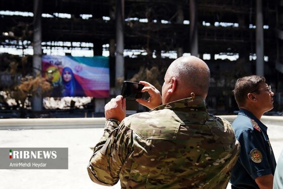 بازدید وابستگان نظامی بیست کشور از ساختمان شیشه‌ای صداوسیما