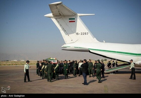 مراسم استقبال از پیکر سردار شهید غلامحسین غیب پرور