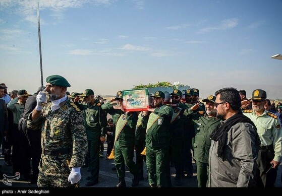 مراسم استقبال از پیکر سردار شهید غلامحسین غیب پرور