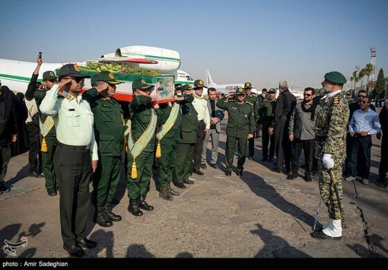 مراسم استقبال از پیکر سردار شهید غلامحسین غیب پرور