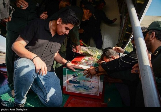 مراسم استقبال از پیکر سردار شهید غلامحسین غیب پرور