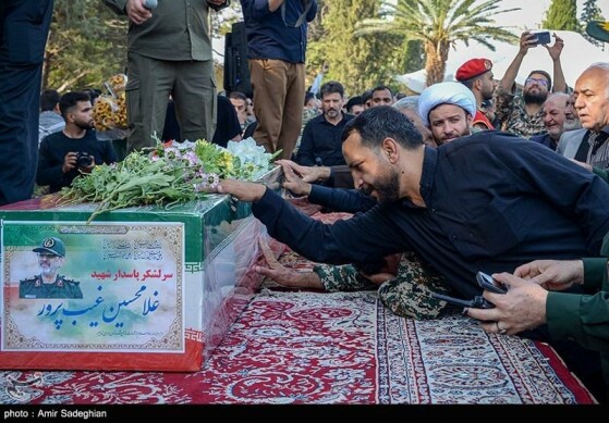 مراسم استقبال از پیکر سردار شهید غلامحسین غیب پرور