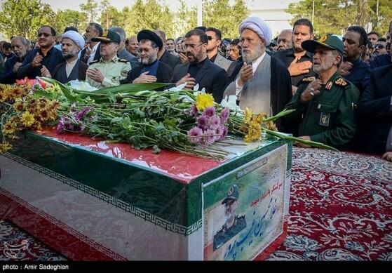 مراسم استقبال از پیکر سردار شهید غلامحسین غیب پرور