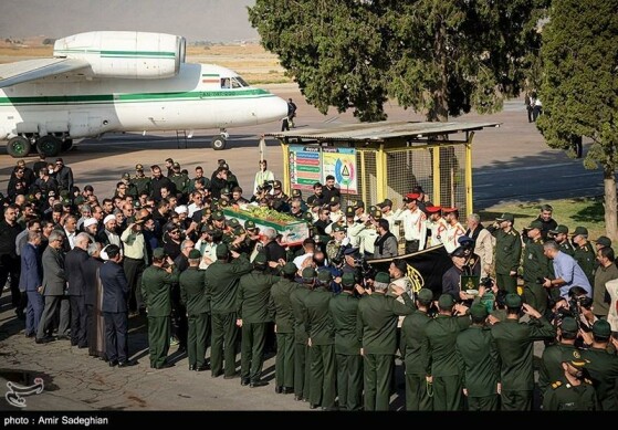 مراسم استقبال از پیکر سردار شهید غلامحسین غیب پرور