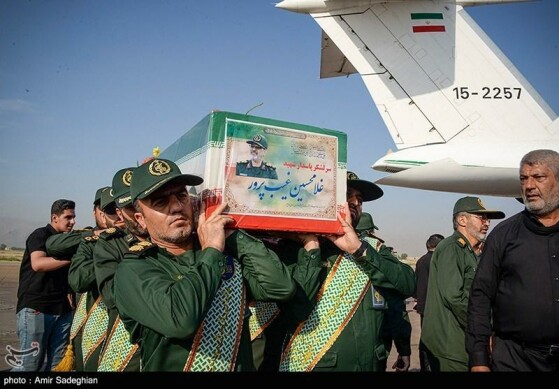 مراسم استقبال از پیکر سردار شهید غلامحسین غیب پرور