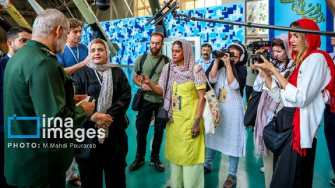 گزارش تصویری/ حضور خبرنگاران خارجی در رویداد «محکومیت تروریسم علیه رسانه»