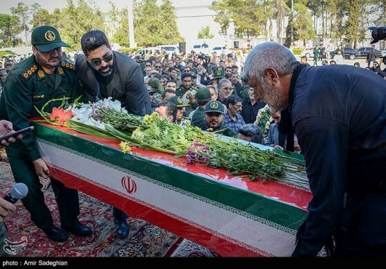 مراسم استقبال از پیکر سردار شهید غلامحسین غیب پرور