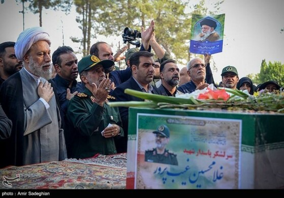 مراسم استقبال از پیکر سردار شهید غلامحسین غیب پرور