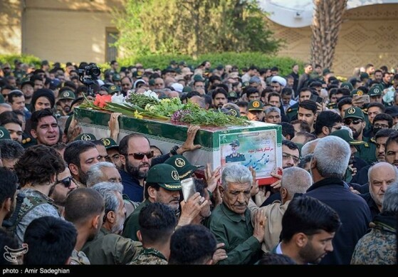 مراسم استقبال از پیکر سردار شهید غلامحسین غیب پرور