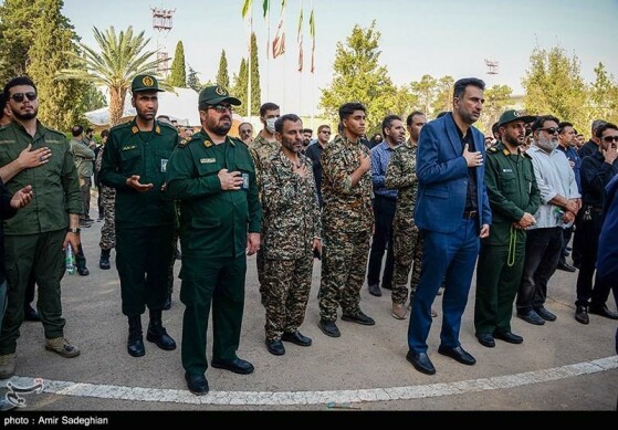 مراسم استقبال از پیکر سردار شهید غلامحسین غیب پرور