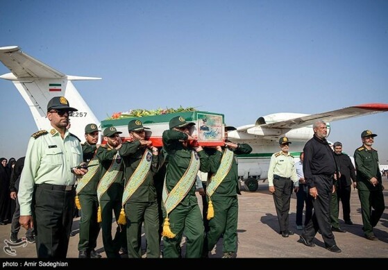 مراسم استقبال از پیکر سردار شهید غلامحسین غیب پرور