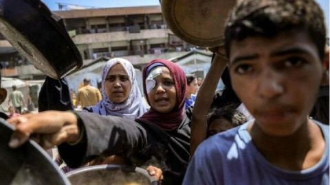 مرگ ۶۹ کودک در غزه به دلیل سوء تغذیه