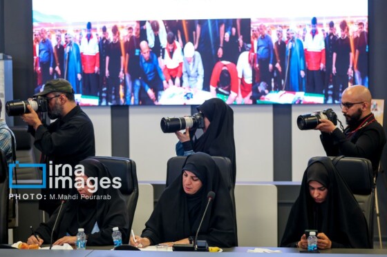 نشست خبری رئیس جمعیت هلال احمر