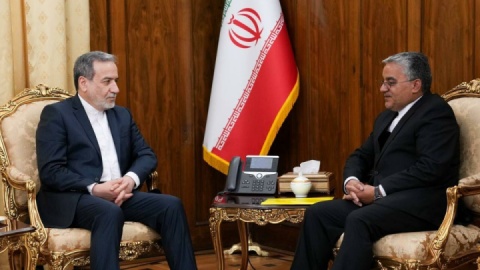 دیدار رییس جدید دفتر حفاظت منافع ایران در مصر با عراقچی