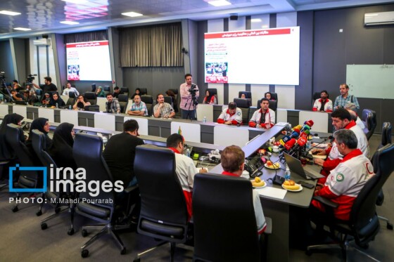 نشست خبری رئیس جمعیت هلال احمر