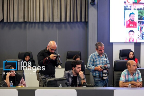 نشست خبری رئیس جمعیت هلال احمر