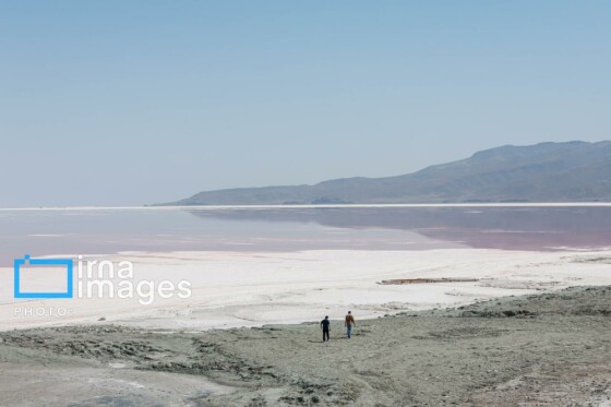 شنا در ارومیه «نیمه‌جان»